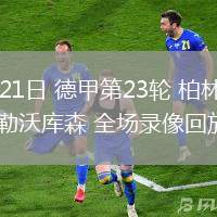 02月21日 德甲第23轮 柏林联合vs勒沃库森 全场录像回放